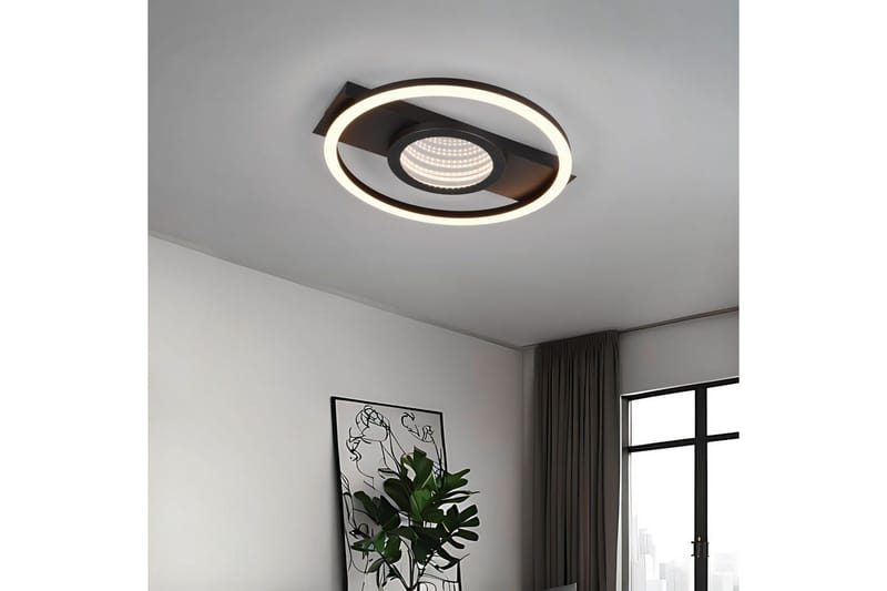 Taklampe TRIO Wheeler Firkant, Matt svart - Firkant, Matt svart - Belysning - Innendørsbelysning & Lamper - Soveromslampe - Taklampa sovrum