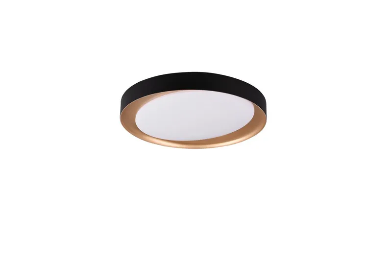 Taklampe TRIO Zeta Svart/gull - Svart/gull - Belysning - Innendørsbelysning & Lamper - Soveromslampe - Taklampa sovrum