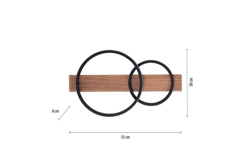 Taklampe Trooper - 30x8x53 cm - Belysning - Innendørsbelysning & Lamper - Soveromslampe - Taklampa sovrum
