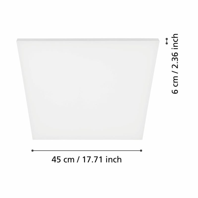 Taklampe Turcona - 450x450 mm - Belysning - Innendørsbelysning & Lamper - Soveromslampe - Taklampa sovrum