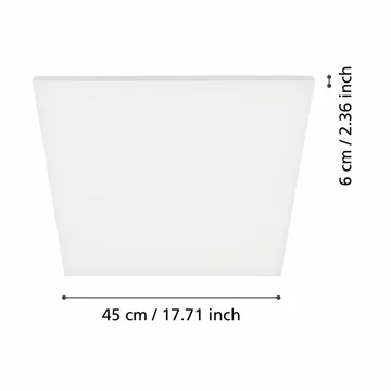 Taklampe Turcona - 450x450 mm - Belysning - Innendørsbelysning & Lamper - Soveromslampe - Taklampa sovrum