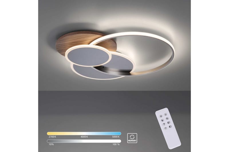 Taklampe Palma - 62,5x7x65 cm - Belysning - Innendørsbelysning & Lamper - Soveromslampe - Taklampa sovrum