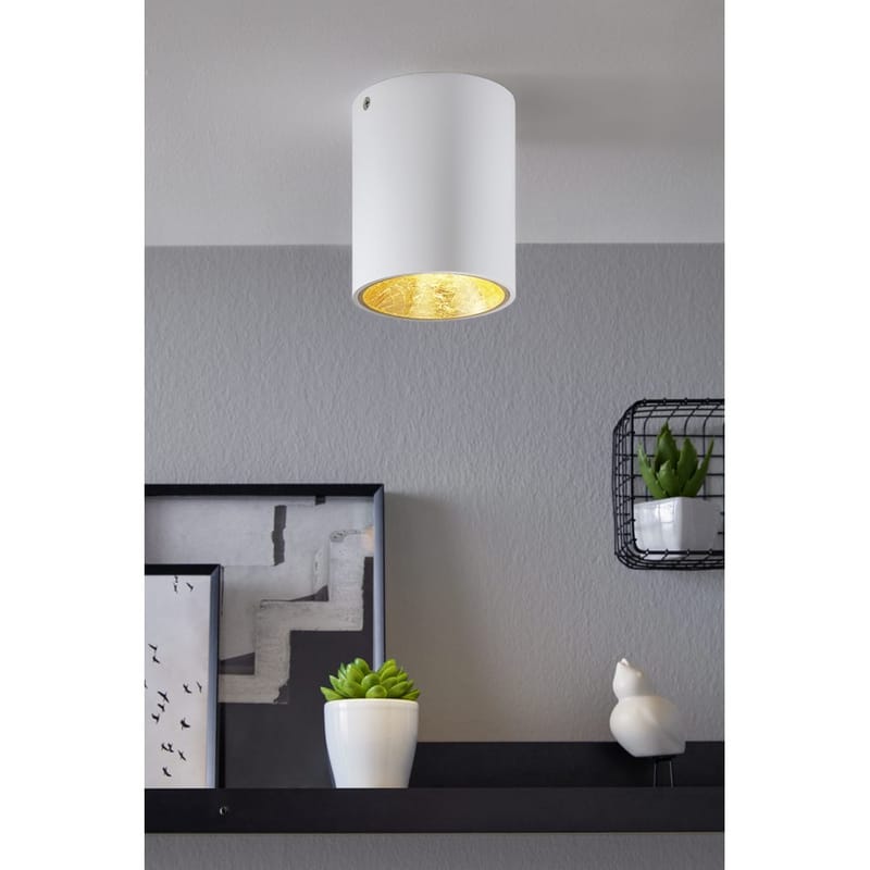 Taklampe Polasso - Hvit/Gull - Belysning - Innendørsbelysning & Lamper - Soveromslampe - Taklampa sovrum