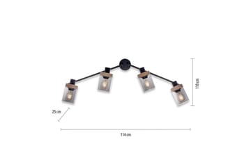 Taklampe Pasqual - 110x25x114 cm - Belysning - Innendørsbelysning & Lamper - Soveromslampe - Taklampa sovrum