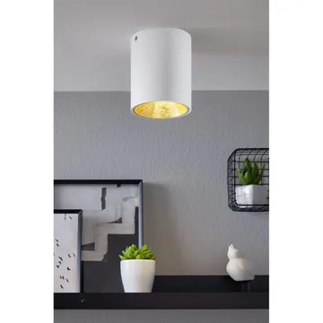 Taklampe Polasso - Hvit/Gull - Belysning - Innendørsbelysning & Lamper - Soveromslampe - Taklampa sovrum