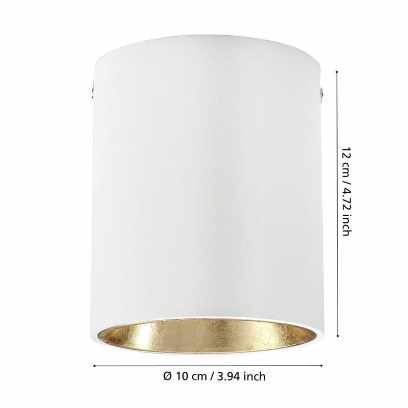 Taklampe Polasso - Hvit/Gull - Belysning - Innendørsbelysning & Lamper - Soveromslampe - Taklampa sovrum