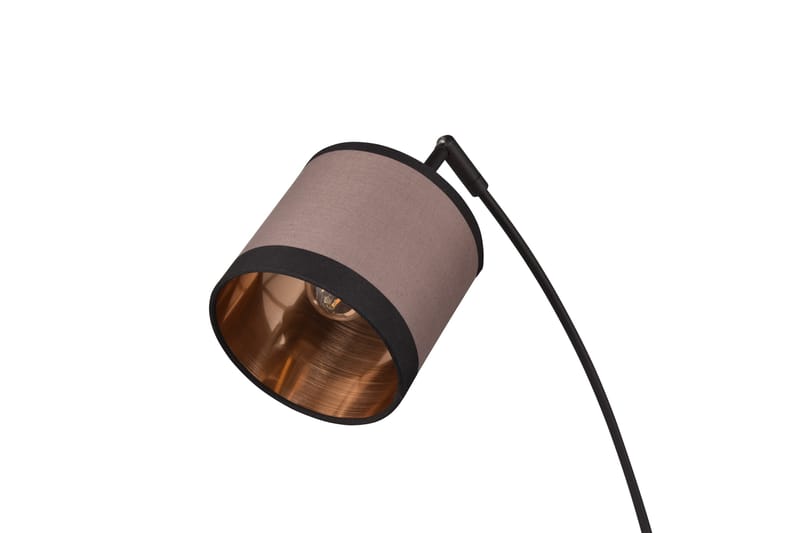 Trio Lighting Davos gulvlampe 3L E14 matt svart/greige - Belysning - Innendørsbelysning & Lamper - Soveromslampe