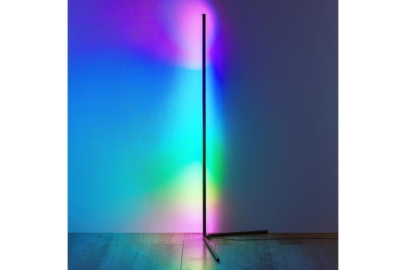Trio Lighting Level LED Gulvlampe Svart RGB - Belysning - Innendørsbelysning & Lamper - Soveromslampe