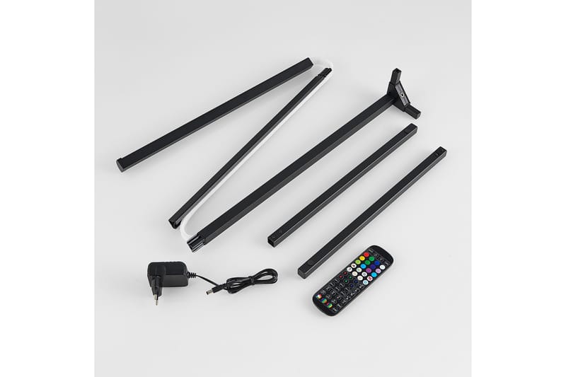 Trio Lighting Level LED Gulvlampe Svart RGB - Belysning - Innendørsbelysning & Lamper - Soveromslampe