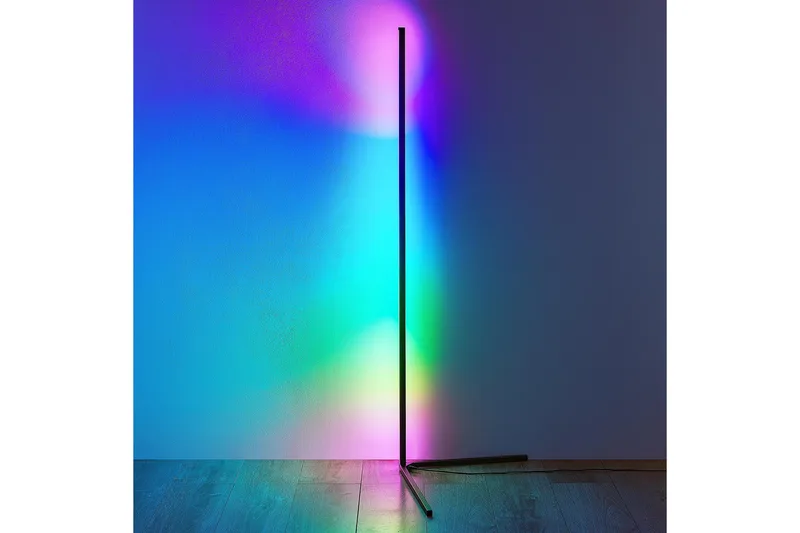 Trio Lighting Level LED Gulvlampe Svart RGB - Belysning - Innendørsbelysning & Lamper - Soveromslampe