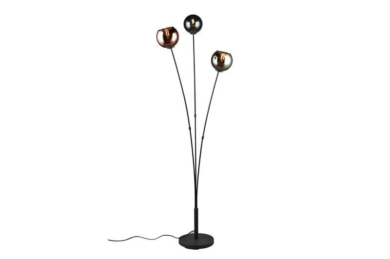 Trio Lighting Sheldon gulvlampe 3L E14 flerfarget - Belysning - Innendørsbelysning & Lamper - Soveromslampe