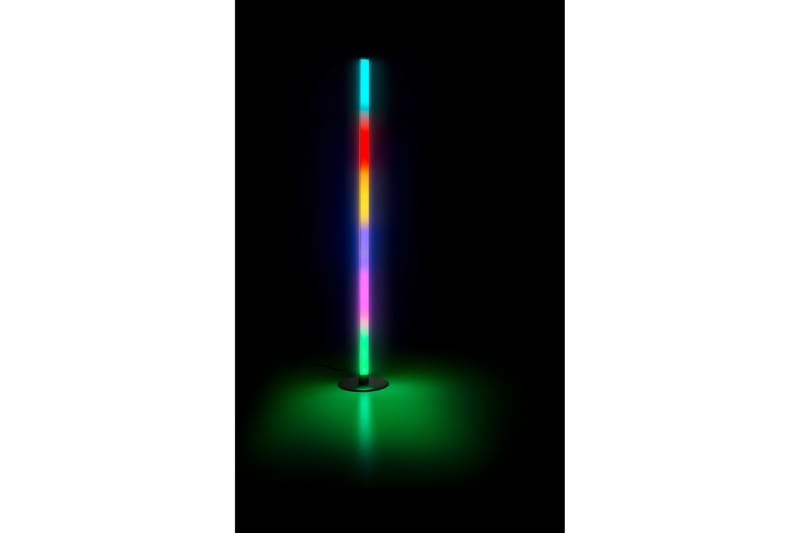 Trio Lighting Tendo LED gulvlampe svart RGB - Belysning - Innendørsbelysning & Lamper - Soveromslampe