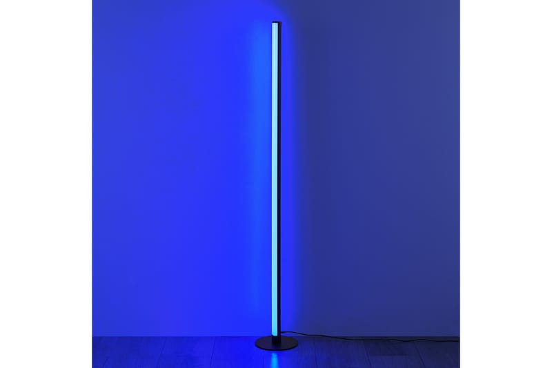Trio Lighting Tendo LED gulvlampe svart RGB - Belysning - Innendørsbelysning & Lamper - Soveromslampe