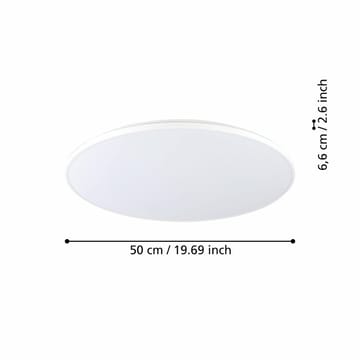 Utenpåliggende lampe Crespillo - 500 mm - Belysning - Innendørsbelysning & Lamper - Soveromslampe - Taklampa sovrum