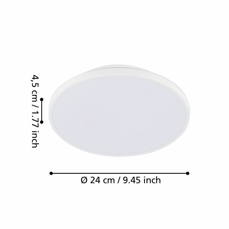 Utenpåliggende lampe Crespillo Structure - 240 mm - Belysning - Innendørsbelysning & Lamper - Soveromslampe - Taklampa sovrum