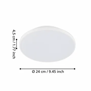 Utenpåliggende lampe Crespillo Structure - 240 mm - Belysning - Innendørsbelysning & Lamper - Soveromslampe - Taklampa sovrum