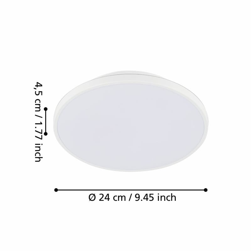 Utenpåliggende lampe Crespillo Structure - 240 mm - Belysning - Innendørsbelysning & Lamper - Soveromslampe - Taklampa sovrum