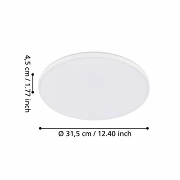 Utenpåliggende lampe Crespillo Structure - 315 mm - Belysning - Innendørsbelysning & Lamper - Soveromslampe - Taklampa sovrum