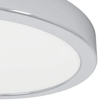 Utenpåliggende lampe Fueva Rund - Krom - Belysning - Innendørsbelysning & Lamper - Soveromslampe - Taklampa sovrum