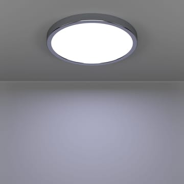Utenpåliggende lampe Fueva Rund - Krom - Belysning - Innendørsbelysning & Lamper - Soveromslampe - Taklampa sovrum