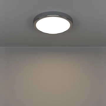 Utenpåliggende lampe Fueva Rund - Krom - Belysning - Innendørsbelysning & Lamper - Soveromslampe - Taklampa sovrum