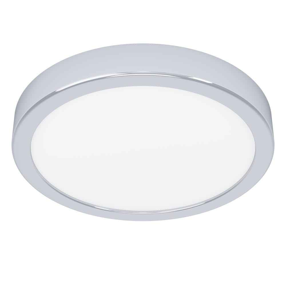 Utenpåliggende lampe Fueva Rund - Krom