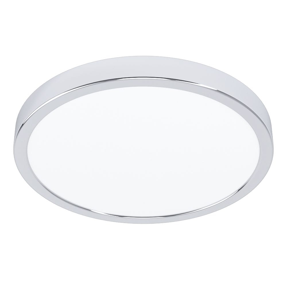 Utenpåliggende lampe Fueva Rund - Krom