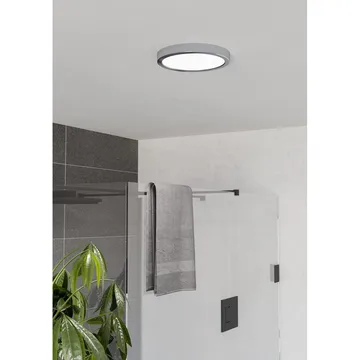 Utenpåliggende lampe Fueva Rund - Krom - Belysning - Innendørsbelysning & Lamper - Soveromslampe - Taklampa sovrum