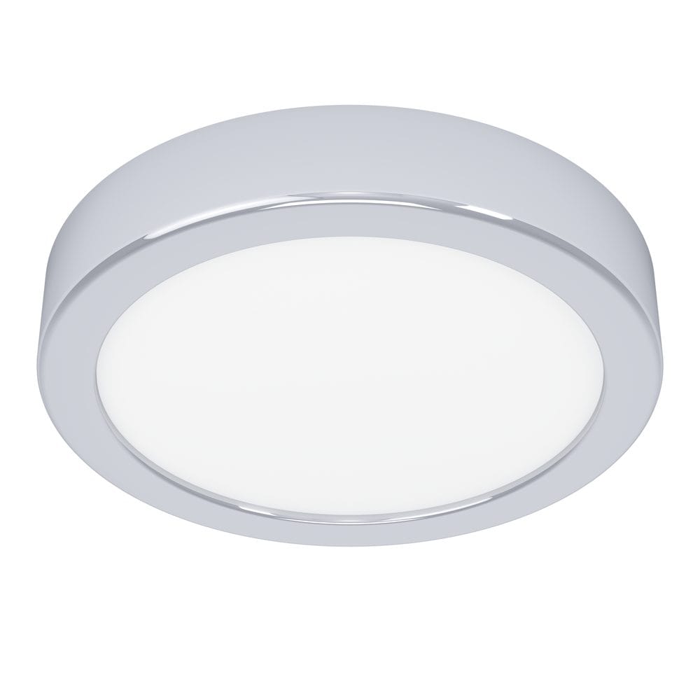 Utenpåliggende lampe Fueva Rund - Krom