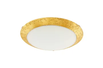 Vegg-/taklampe Eglo Montenovo - Hvit/Gull - Belysning - Innendørsbelysning & Lamper - Soveromslampe - Taklampa sovrum