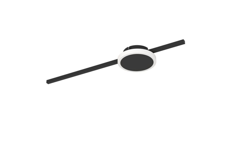 Vegg-/Taklampe Eglo Sarginto Rund Svart Hvit, Svart