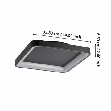Vegg-/Taklampe Loretello - 35 cm - Belysning - Innendørsbelysning & Lamper - Soveromslampe - Taklampa sovrum