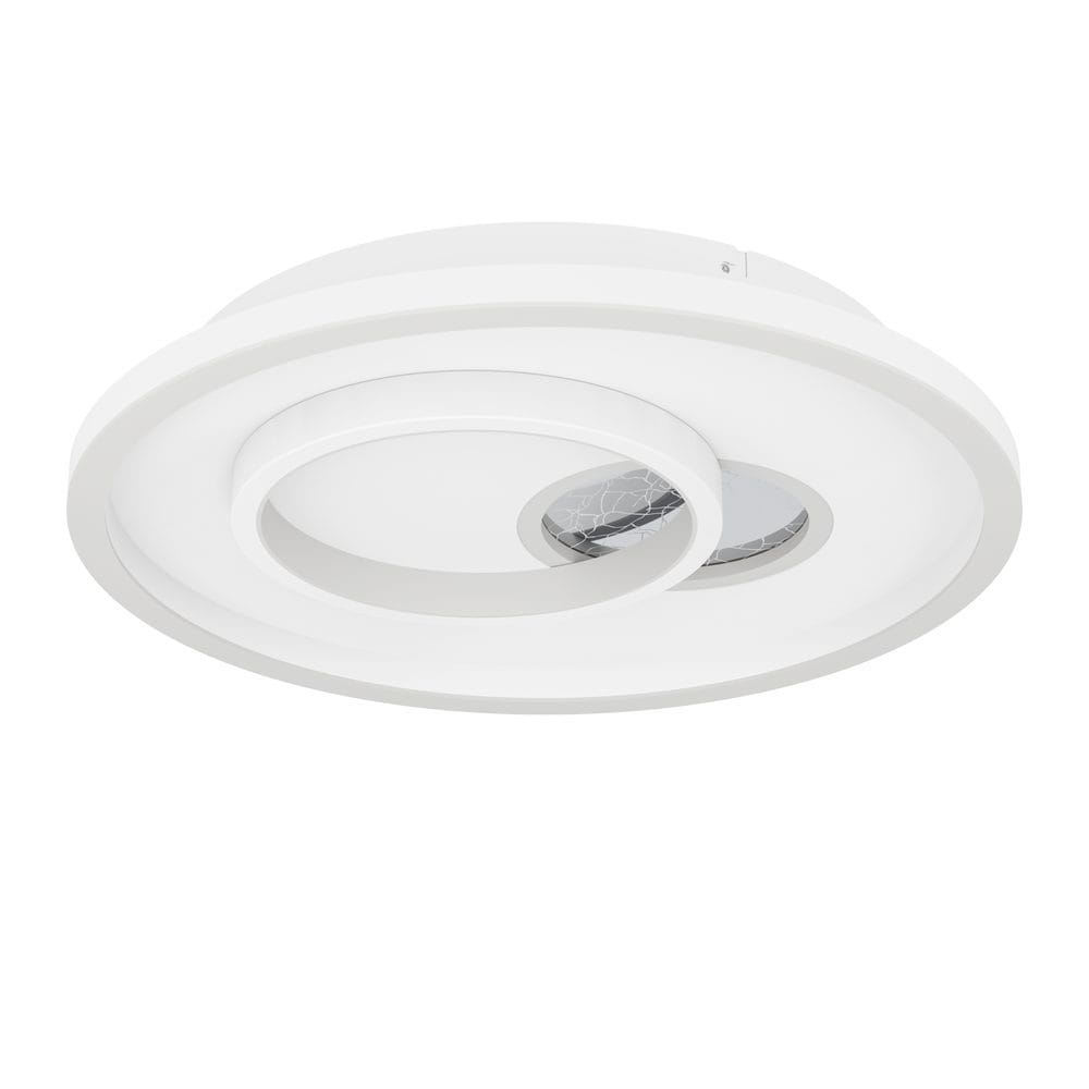 Vegg-/Taklampe Tiriolo - Hvit/Sølv