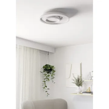 Vegg-/Taklampe Tiriolo - Hvit/Sølv - Belysning - Innendørsbelysning & Lamper - Soveromslampe - Taklampa sovrum