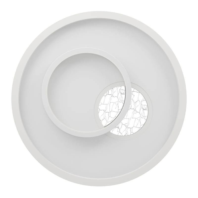 Vegg-/Taklampe Tiriolo - Hvit/Sølv - Belysning - Innendørsbelysning & Lamper - Soveromslampe - Taklampa sovrum