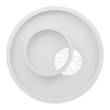 Vegg-/Taklampe Tiriolo - Hvit/Sølv - Belysning - Innendørsbelysning & Lamper - Soveromslampe - Taklampa sovrum