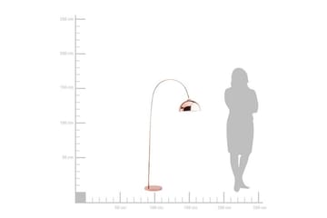 Candella Gulvlampe 160 cm - Kobber - Belysning - Innendørsbelysning & Lamper - Spesiallampe - Buelampe