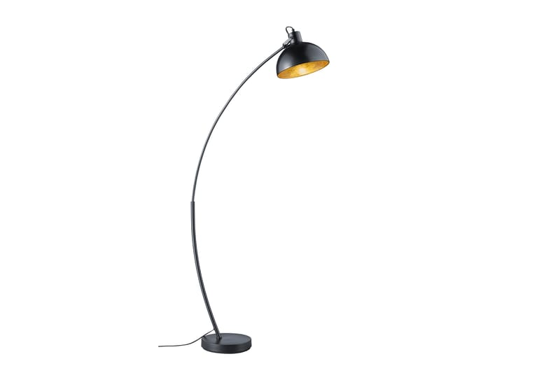 Recife gulvlampe 1xE27 svart / gull - Svart/Gull - Belysning - Innendørsbelysning & Lamper - Spesiallampe - Buelampe
