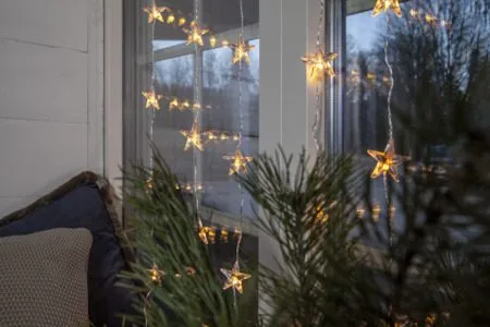 Star Curtain lysgardin 90 cm - transparent - Belysning - Innendørsbelysning & Lamper - Dekorasjonsbelysning