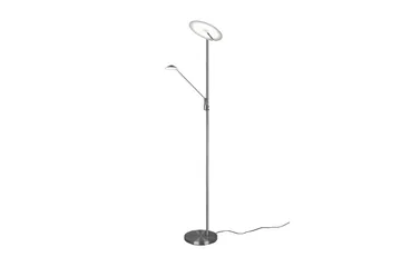 Brantford LED-Gulvlampe Børstet Stål - Belysning - Innendørsbelysning & Lamper - Stuelampe