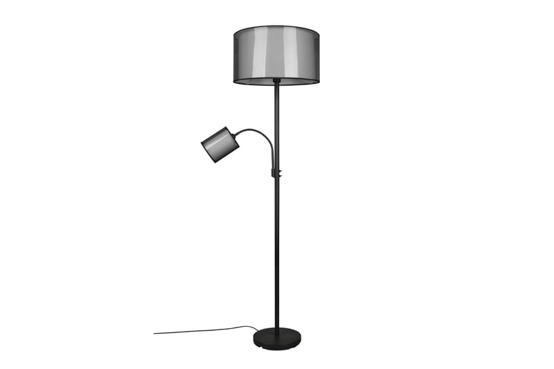 Burton Gulvlampe Lukuvalolla E27+E14 Mattsvart - Belysning - Innendørsbelysning & Lamper - Stuelampe