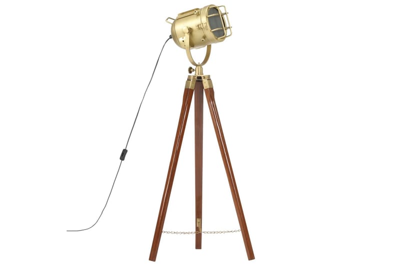 Gulvlampe med stativ heltre mango 97 cm - Belysning - Innendørsbelysning & Lamper - Stuelampe