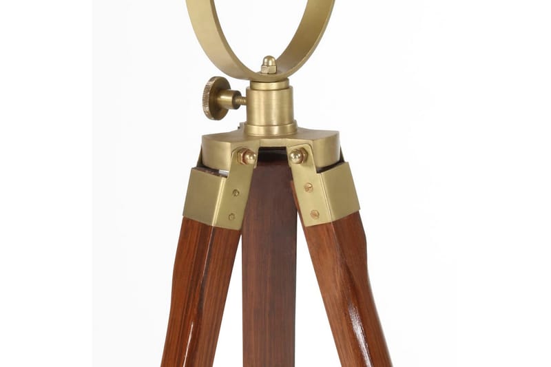 Gulvlampe med stativ heltre mango 97 cm - Belysning - Innendørsbelysning & Lamper - Stuelampe