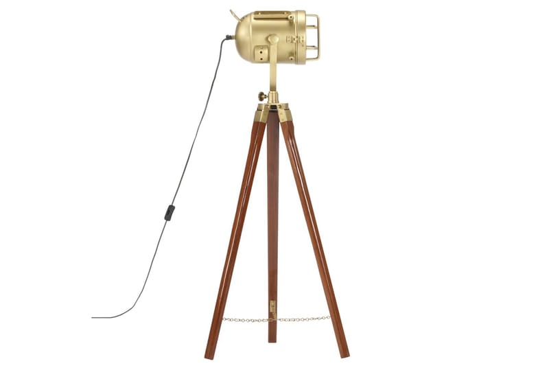 Gulvlampe med stativ heltre mango 97 cm - Belysning - Innendørsbelysning & Lamper - Stuelampe
