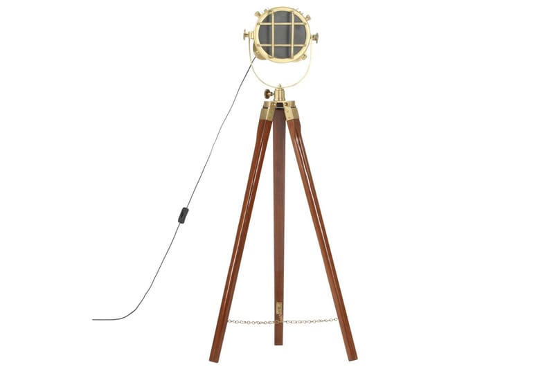 Gulvlampe med stativ heltre mango 97 cm - Belysning - Innendørsbelysning & Lamper - Stuelampe