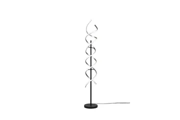 Sequence LED-Gulvlampe Børstet Aluminium/Matt Svart - Trio Lighting - Belysning - Innendørsbelysning & Lamper - Stuelampe