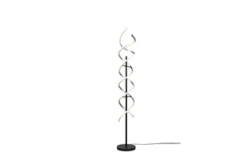 Sequence LED-Gulvlampe Børstet Aluminium/Matt Svart - Trio Lighting - Belysning - Innendørsbelysning & Lamper - Stuelampe