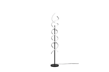 Sequence LED-Gulvlampe Børstet Aluminium/Matt Svart - Trio Lighting - Belysning - Innendørsbelysning & Lamper - Stuelampe