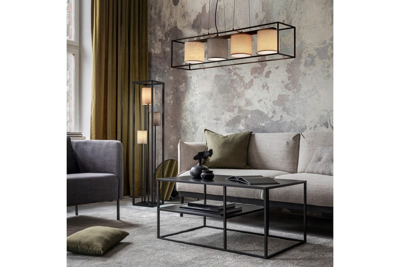 Trio Lighting Ross Gulvlampe 3L E27 flerfarget - Belysning - Innendørsbelysning & Lamper - Stuelampe