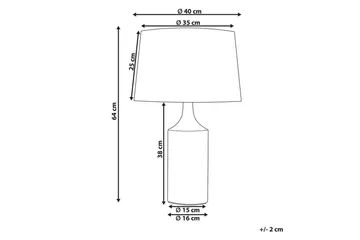 Tabarca Bordlampe 64 cm E27 - Flerfarget - Belysning - Innendørsbelysning & Lamper - Bordlampe
